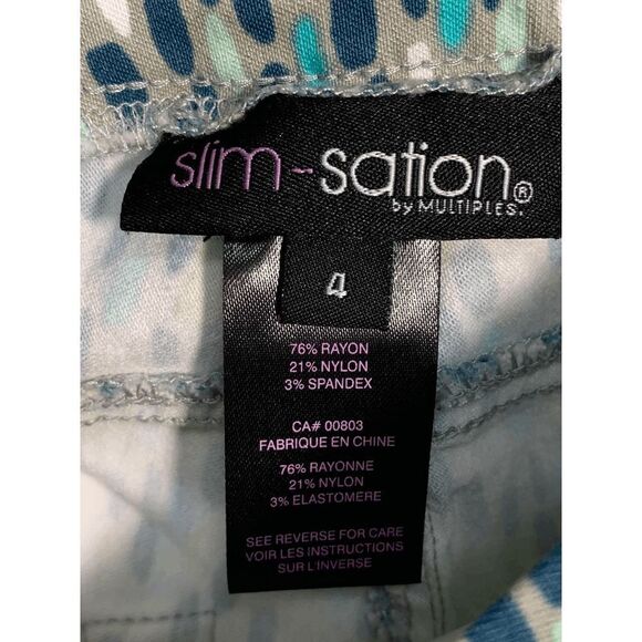 Slim - Sation by Multiples Pull On Stretch Pant - Picture 2 of 8